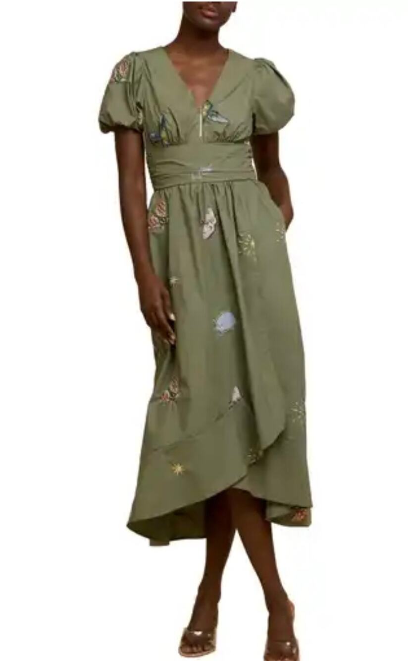 CIEBON Arya Embroidered Cotton women’s 
Maxi Dress (New)